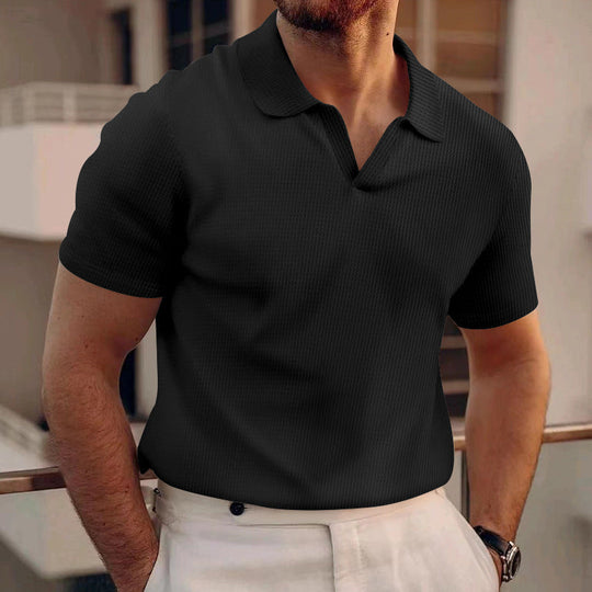 Tomas - Casual Gebreide Polo Heren