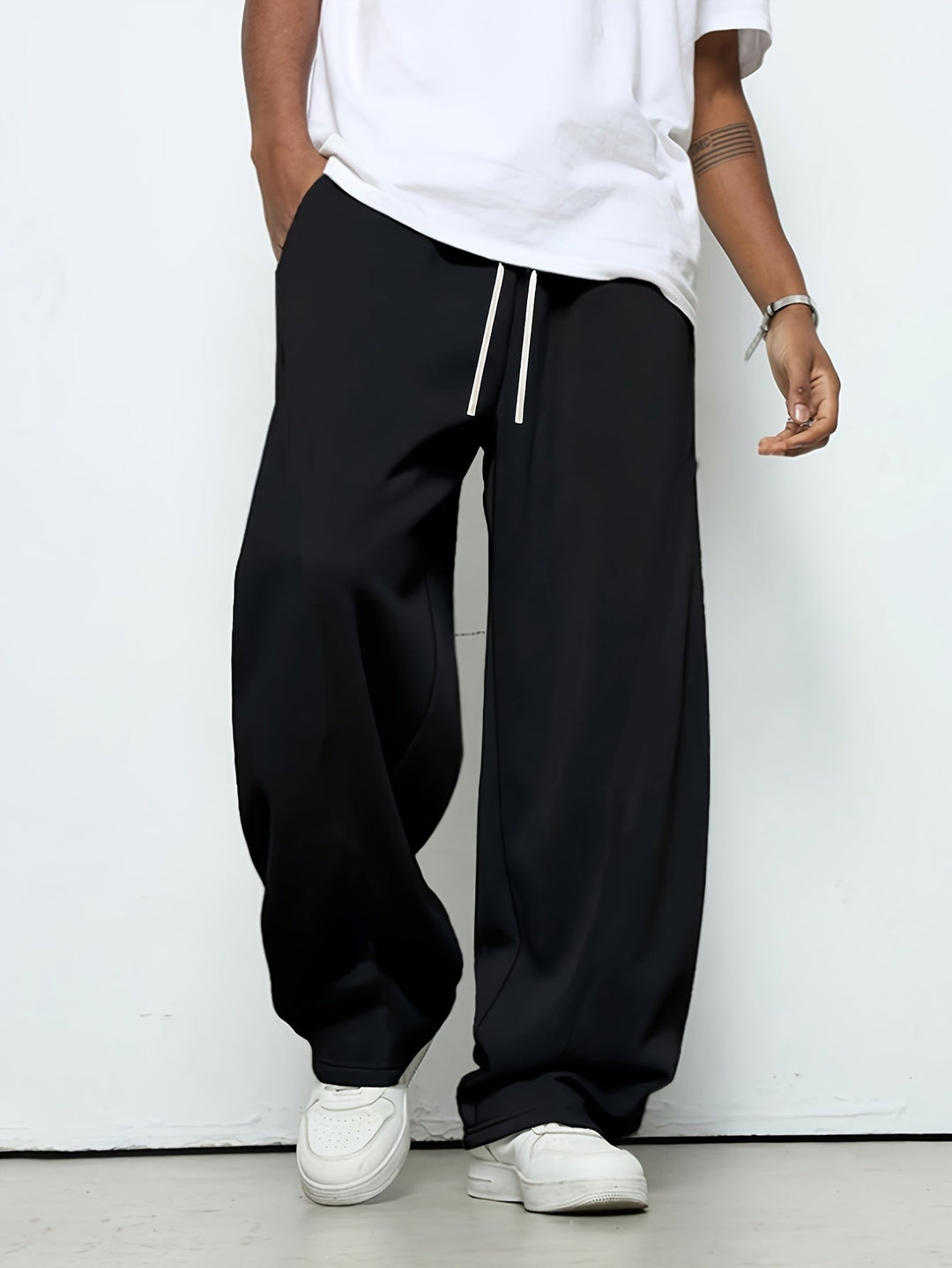 Michael - Casual Wijde Katoenen Joggingbroek