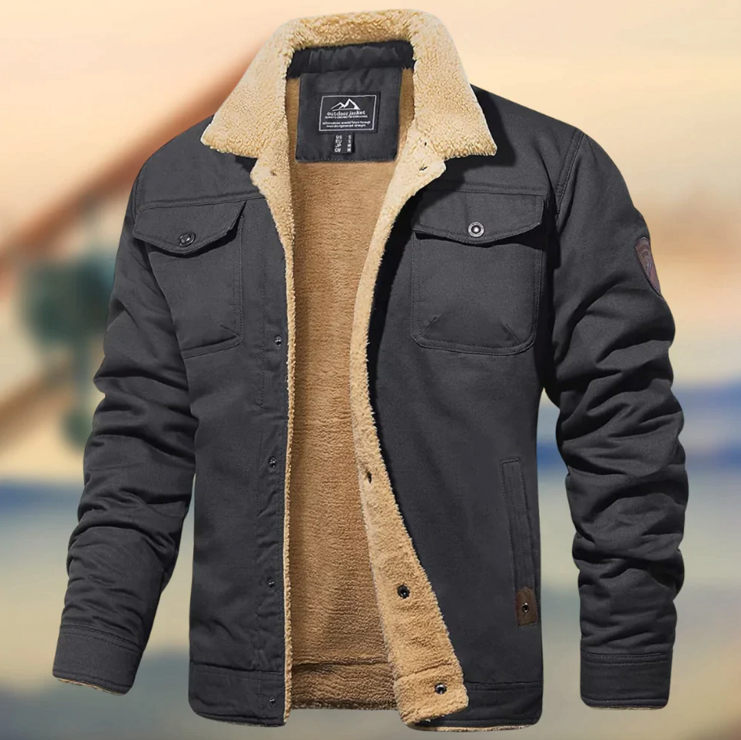 William - Klassieke Teddy Gevoerde Winterjas