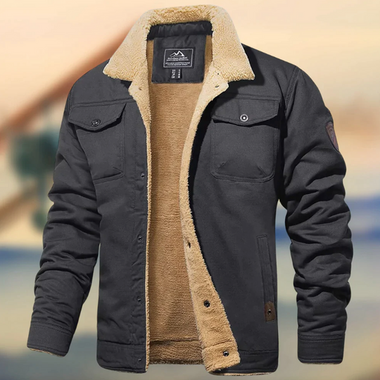 William - Klassieke Teddy Gevoerde Winterjas