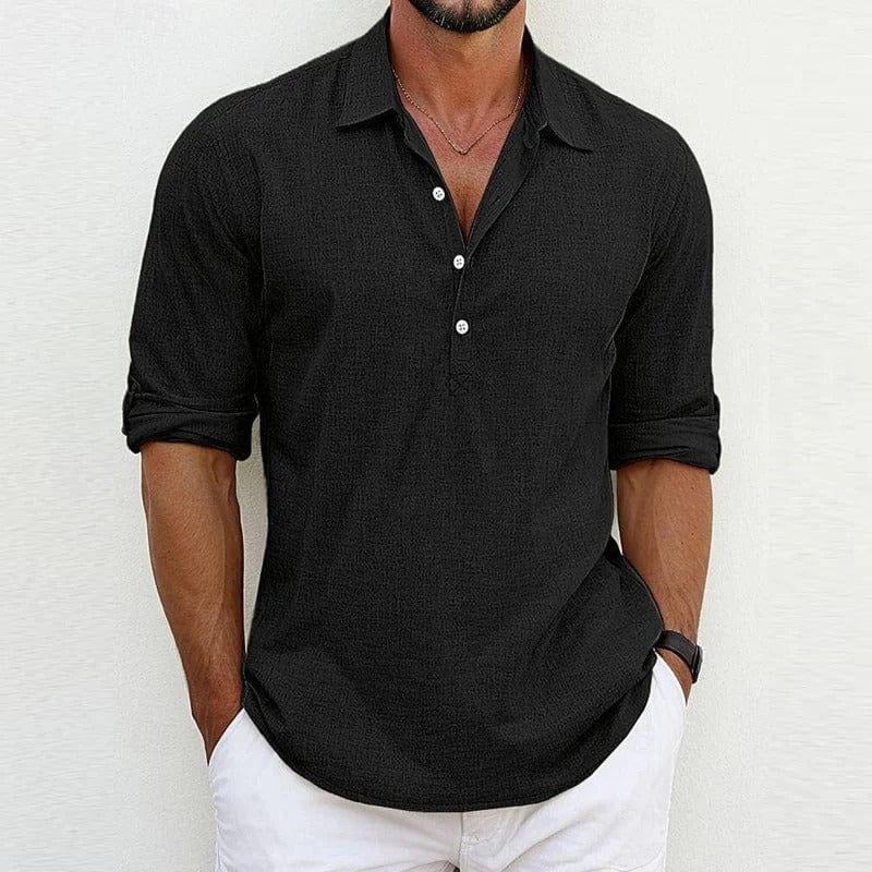 Cristian - Casual Linnen Polo Heren