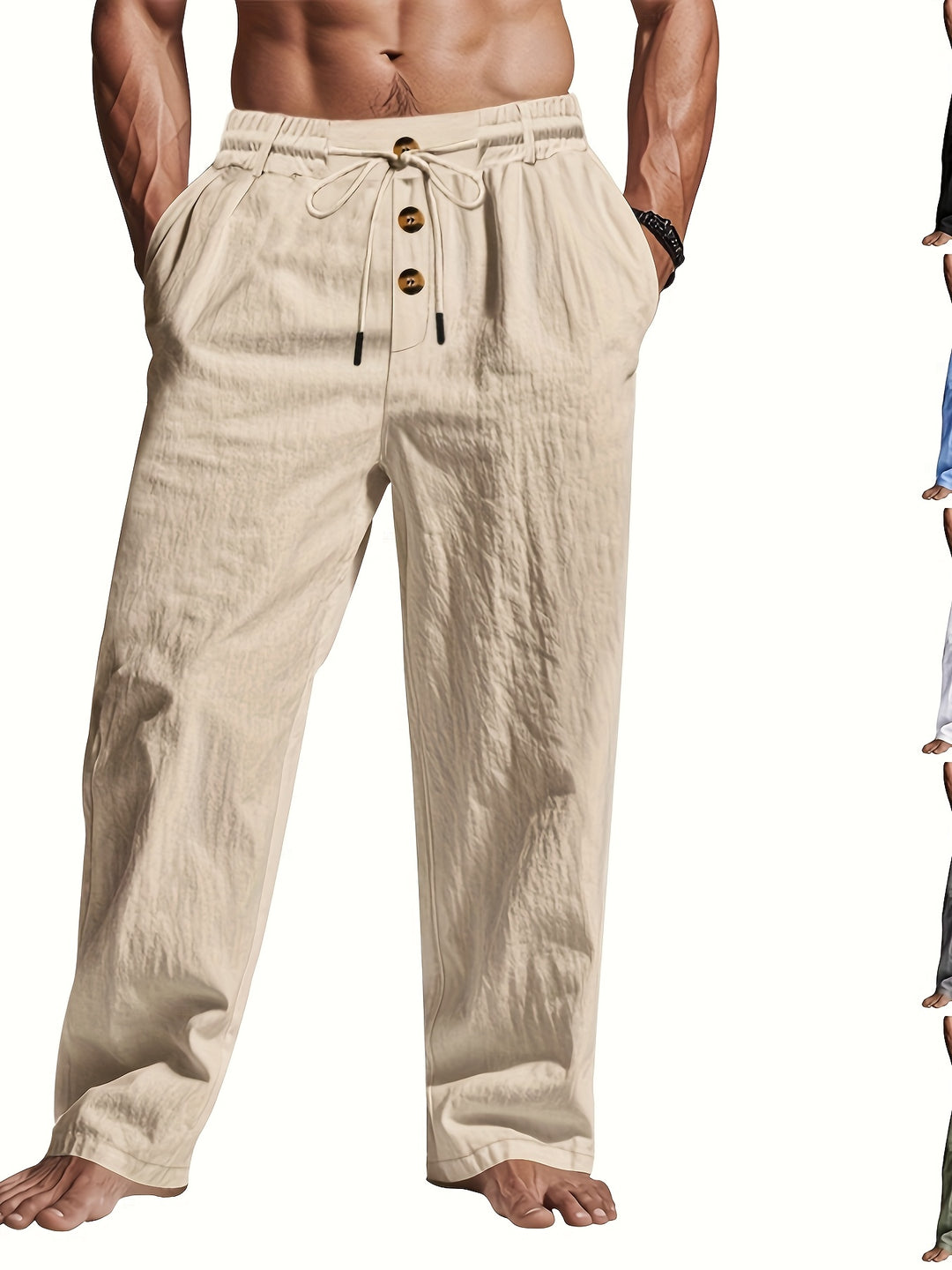 Reed - Luchtige Linnen Broek Heren