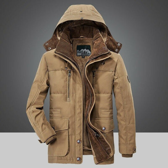 Victor - Stijlvolle Gevoerde Parka Winterjas