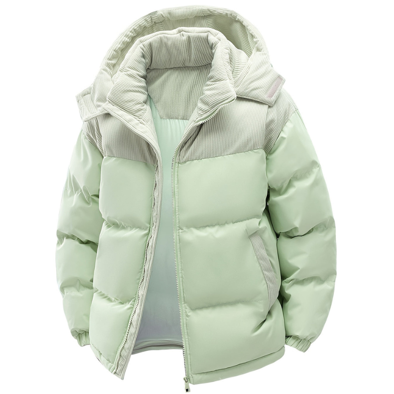 Mason - Klassieke Gewatteerde Corduroy Winterjas