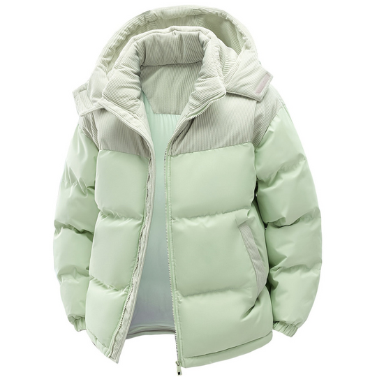 Mason - Klassieke Gewatteerde Corduroy Winterjas