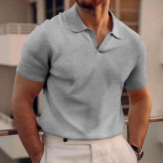 Tomas - Casual Gebreide Polo Heren