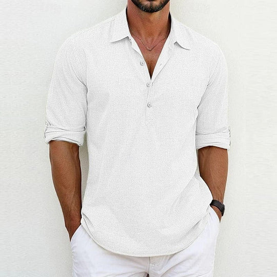 Cristian - Casual Linnen Polo Heren