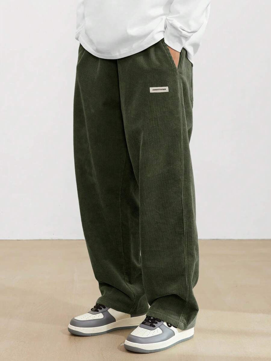 Drew - Comfortabele Corduroy Broek Heren
