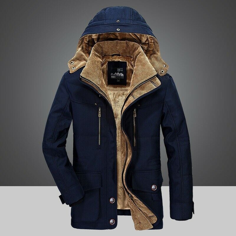 Victor - Stijlvolle Gevoerde Parka Winterjas