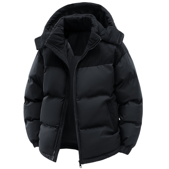 Mason - Klassieke Gewatteerde Corduroy Winterjas