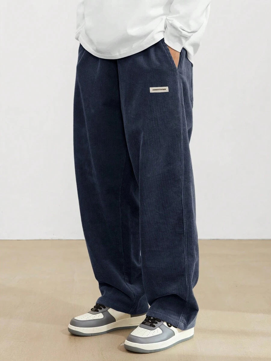 Drew - Comfortabele Corduroy Broek Heren