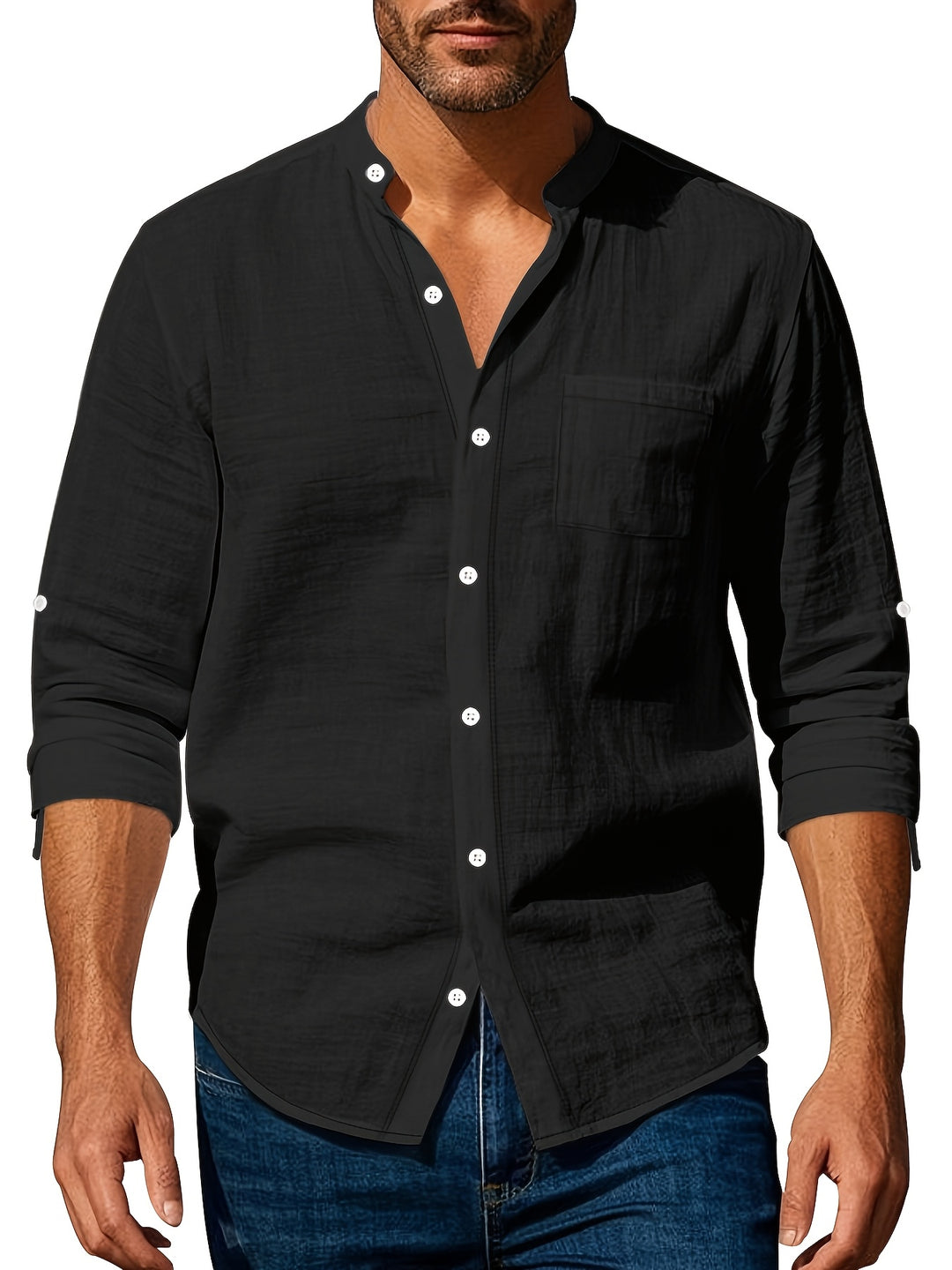 Antonio - Casual Linnen Overhemd Heren