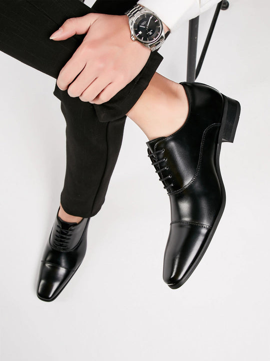 Pablo - Elegante Leren Veterschoenen Heren