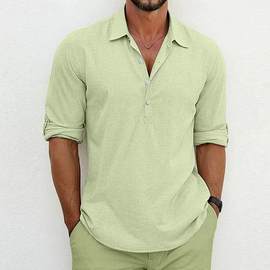 Cristian - Casual Linnen Polo Heren