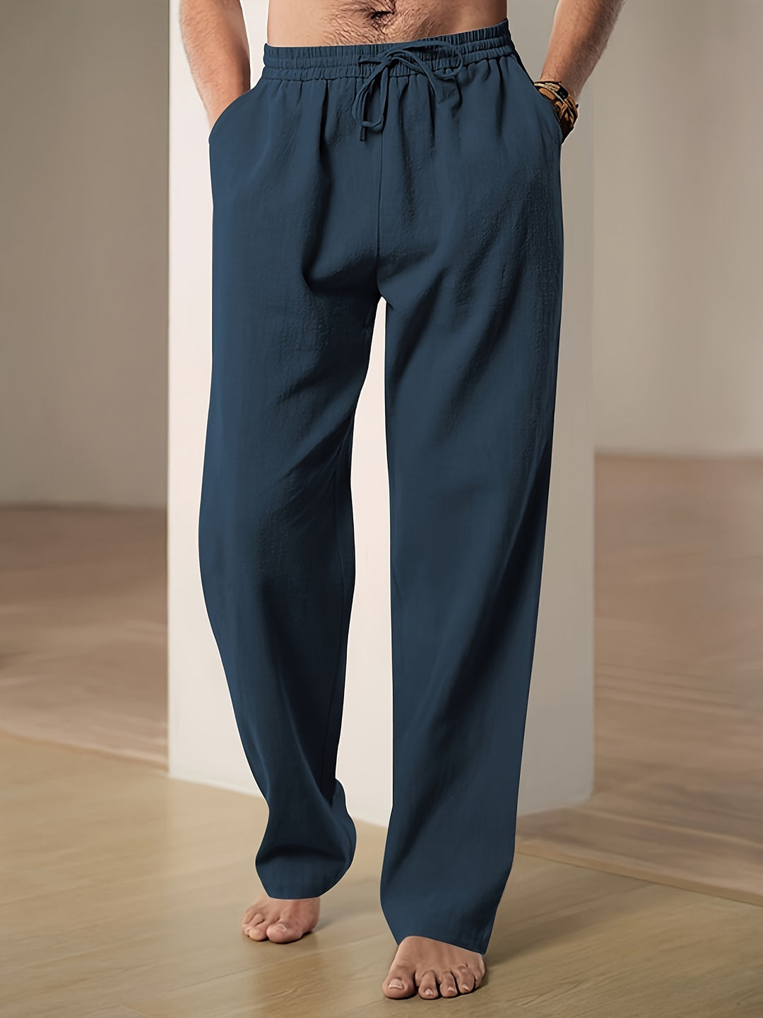 Rocco - Luchtige Linnen Broek Heren