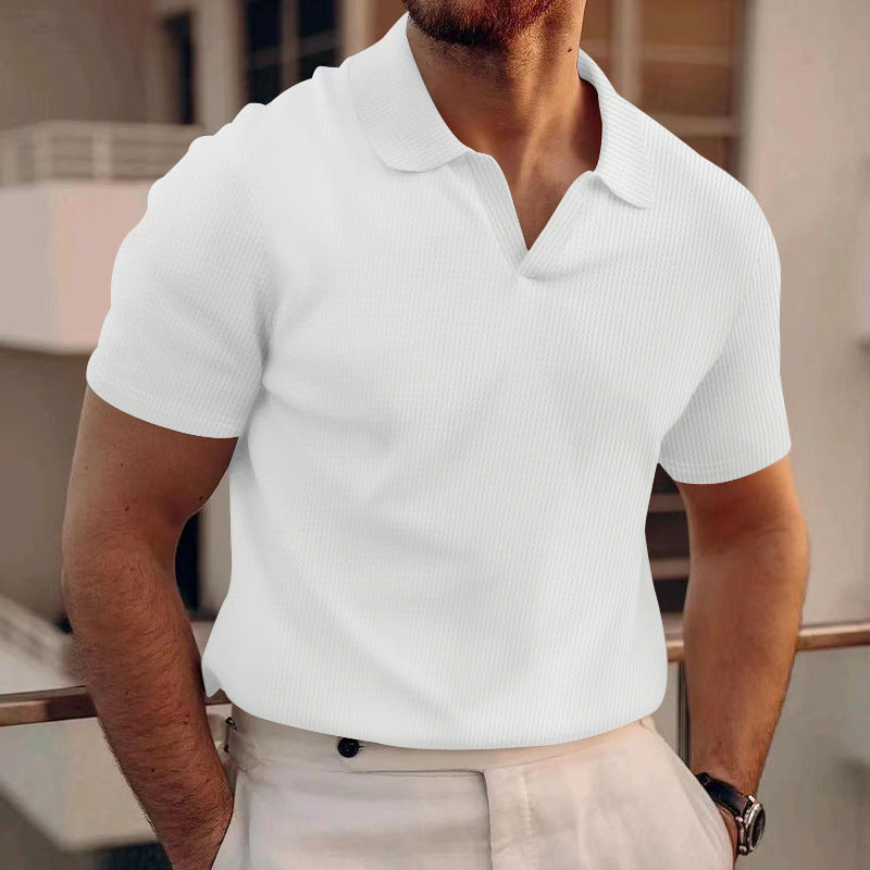 Tomas - Casual Gebreide Polo Heren