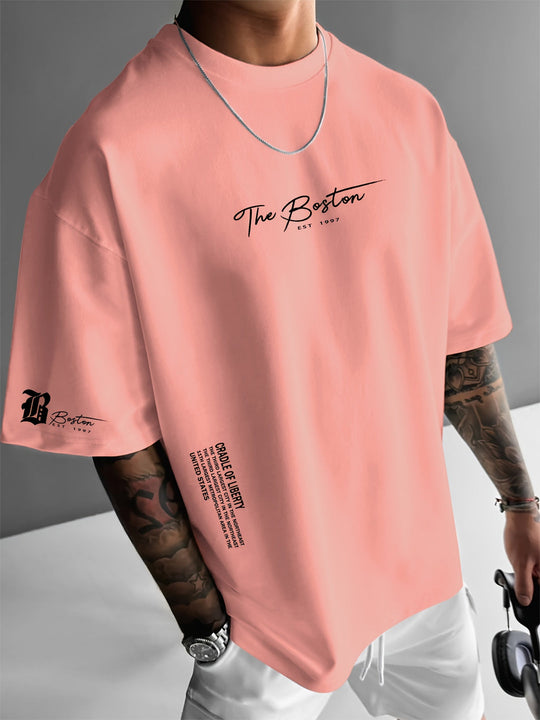 Adrian - Casual Print T-Shirt Heren