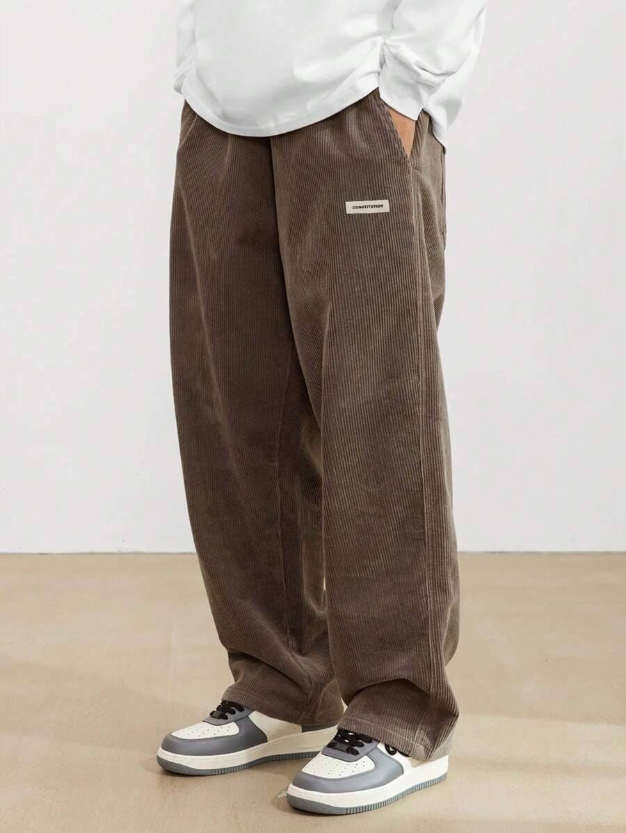 Drew - Comfortabele Corduroy Broek Heren