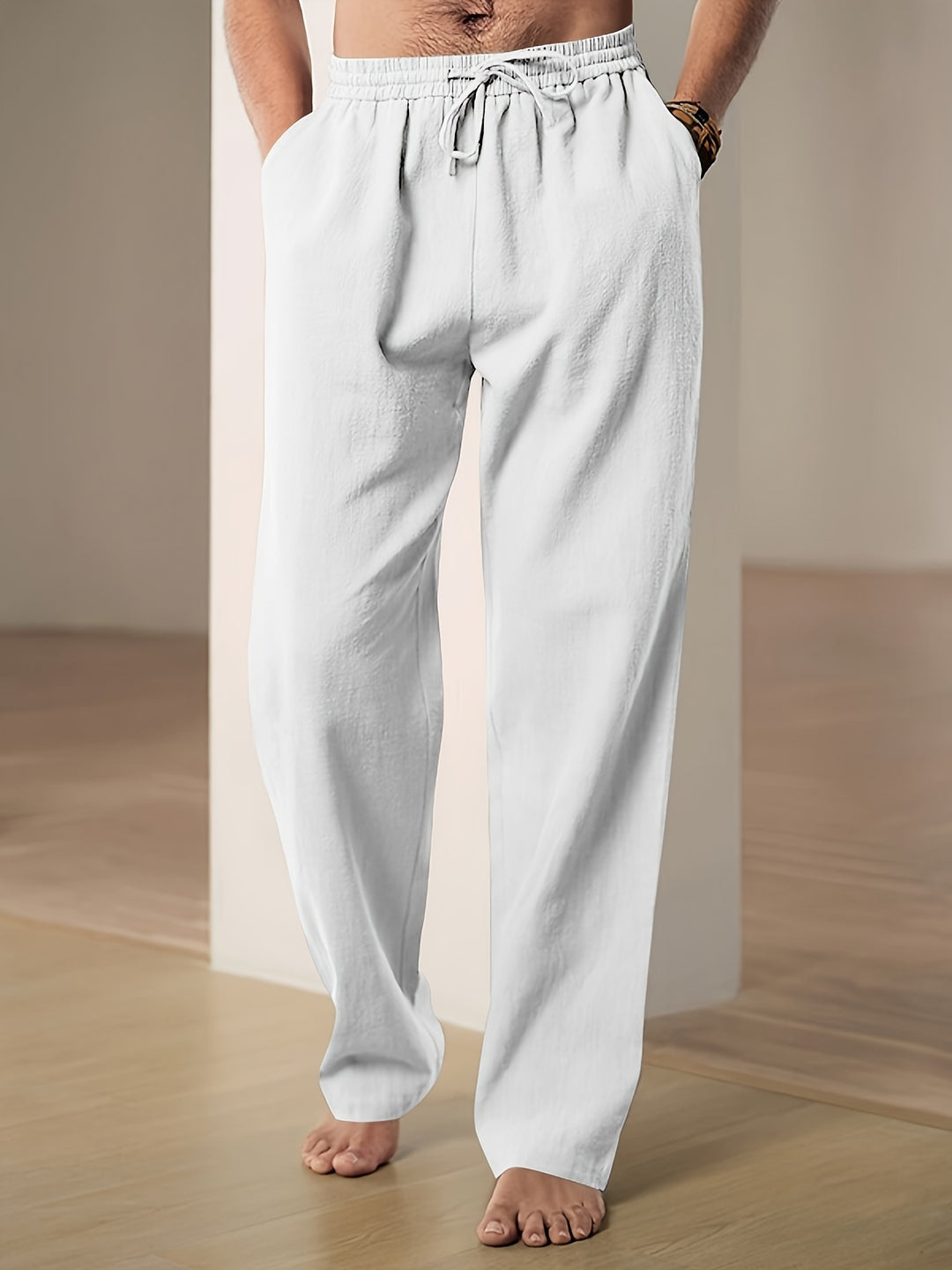 Rocco - Luchtige Linnen Broek Heren