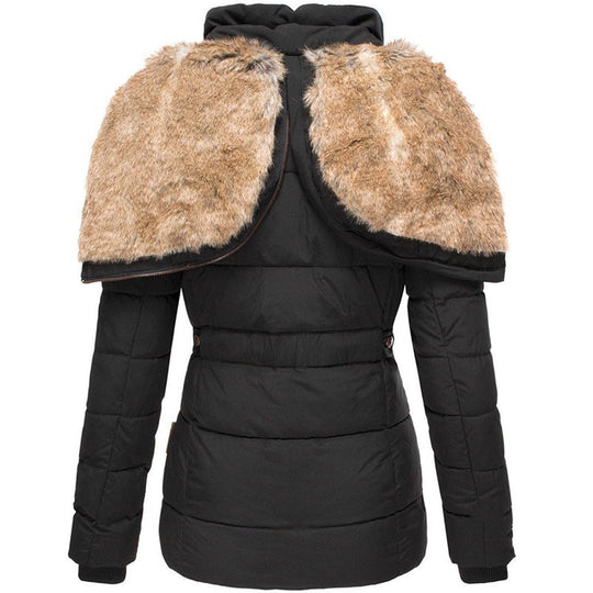 Victoria - Elegante Getailleerde Gewatteerde Jas