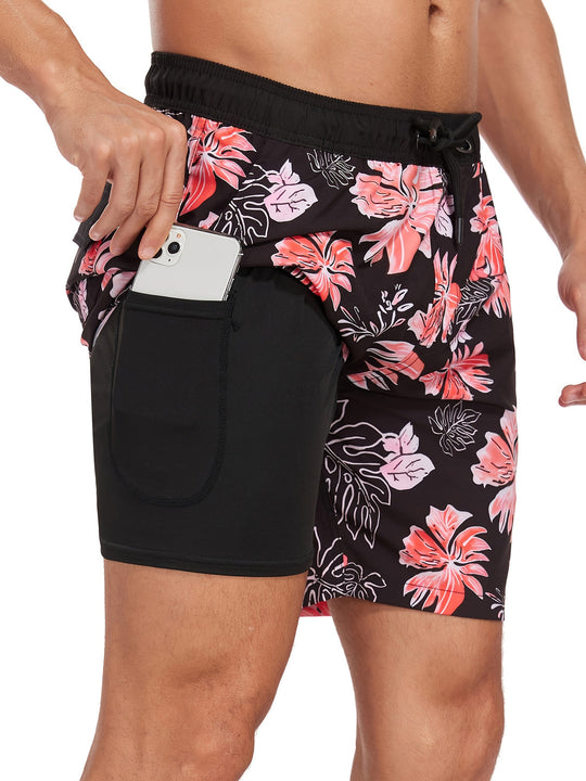 Ruben - Stoere Print Zwemshort Heren