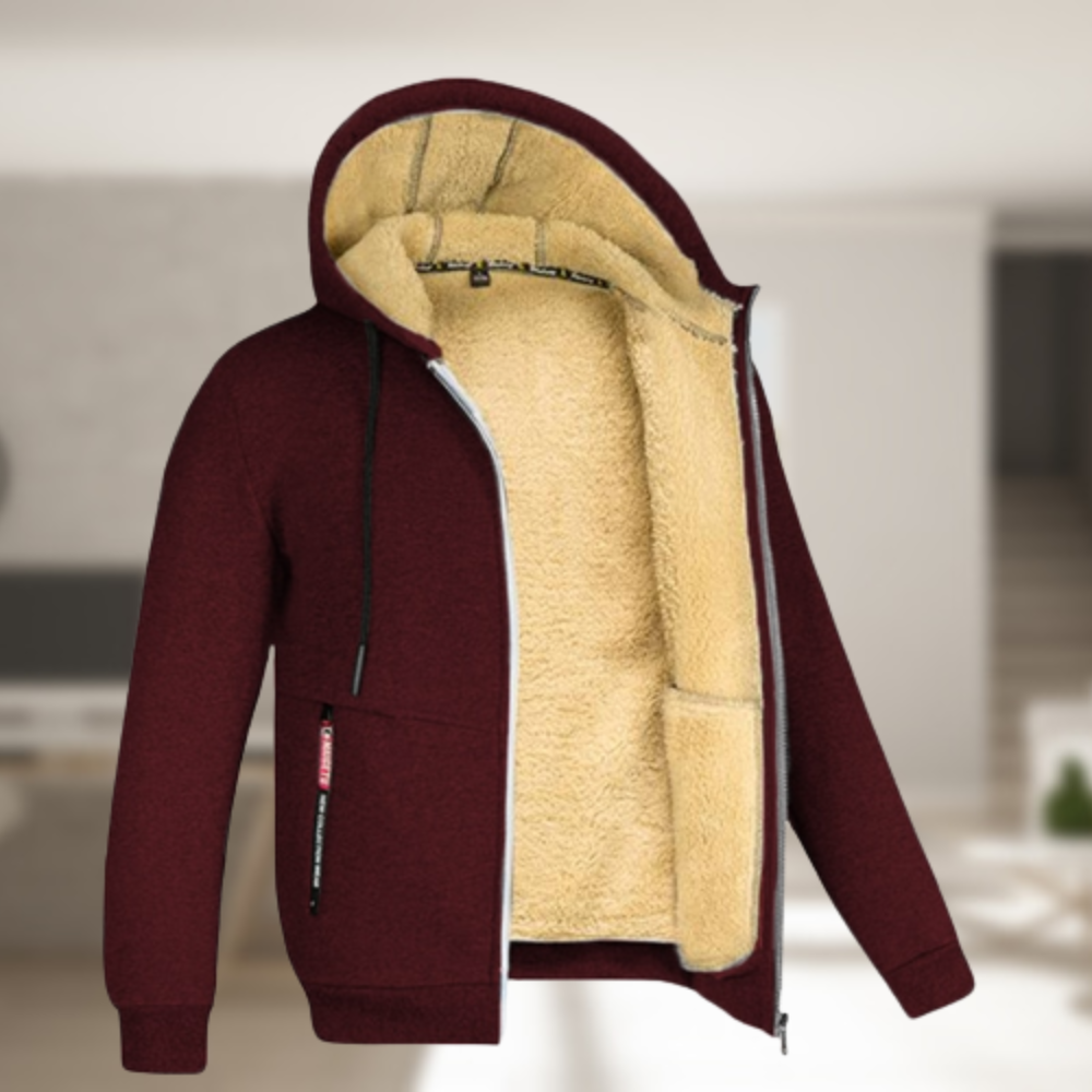 Raffaele - Stijlvolle Gevoerde Teddy Winterjas