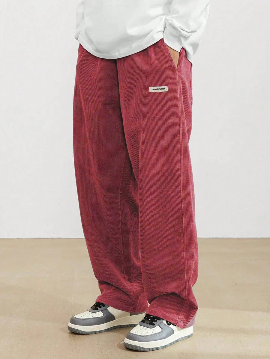 Drew - Comfortabele Corduroy Broek Heren