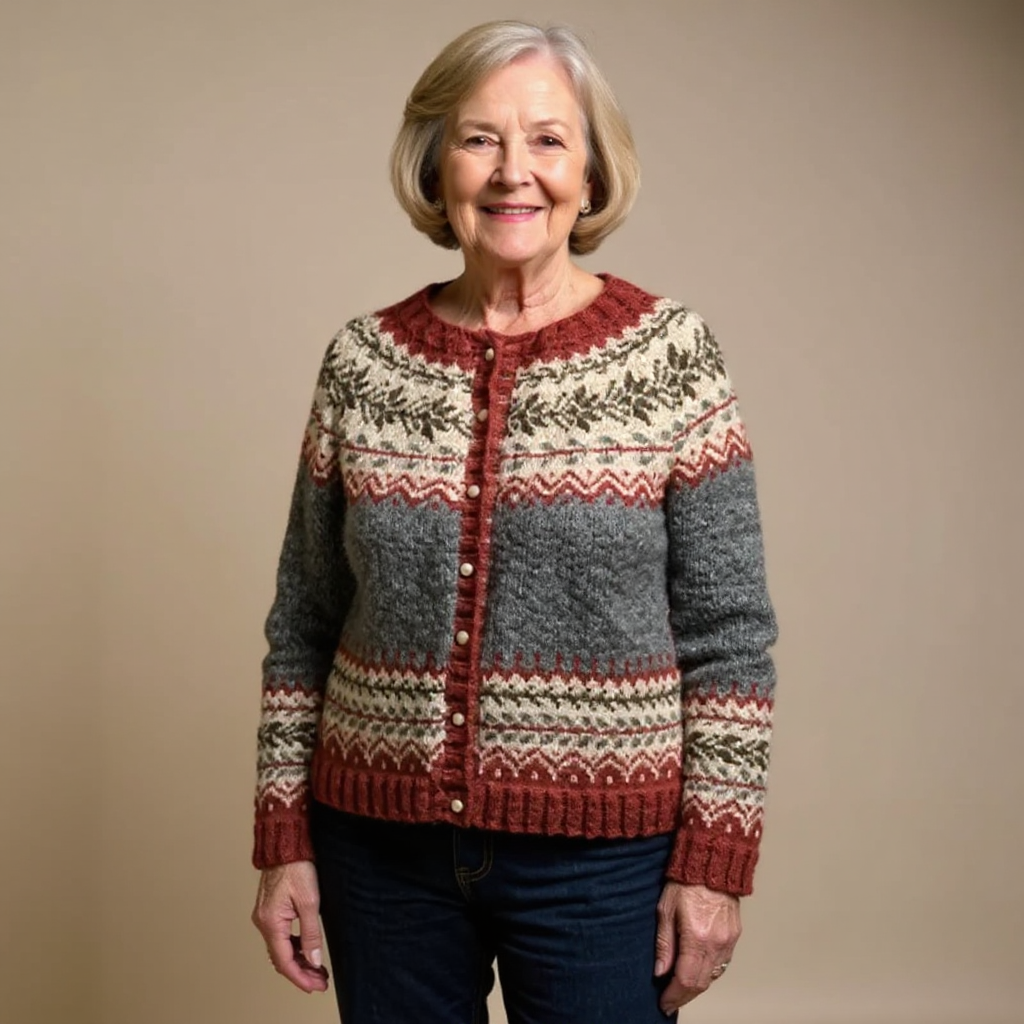 Jolanda | Stijlvol Noors Gebreid Vest