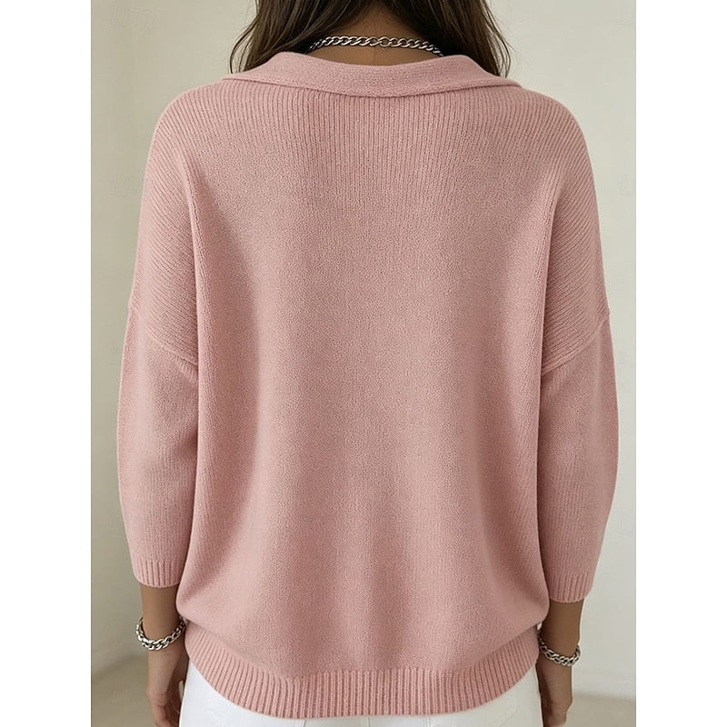 Rebecca - Elegante Oversized Gebreide Coltrui