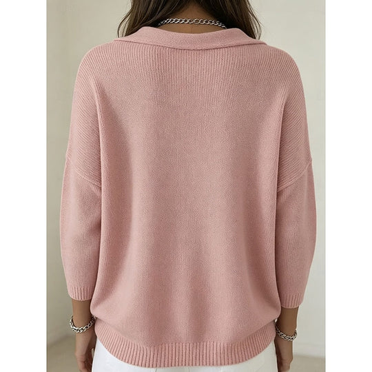 Rebecca - Elegante Oversized Gebreide Coltrui
