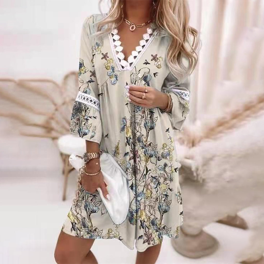 Tuniek Jurk Dames Boho Met Print - Sophie
