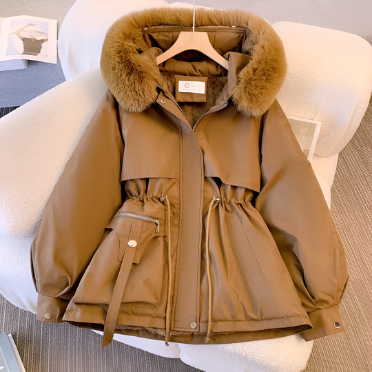 Victoria - Elegante Faux Fur Capuchon Winterjas