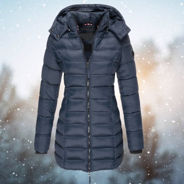 Diane - Stijlvolle Gewatteerde Capuchon Winterjas