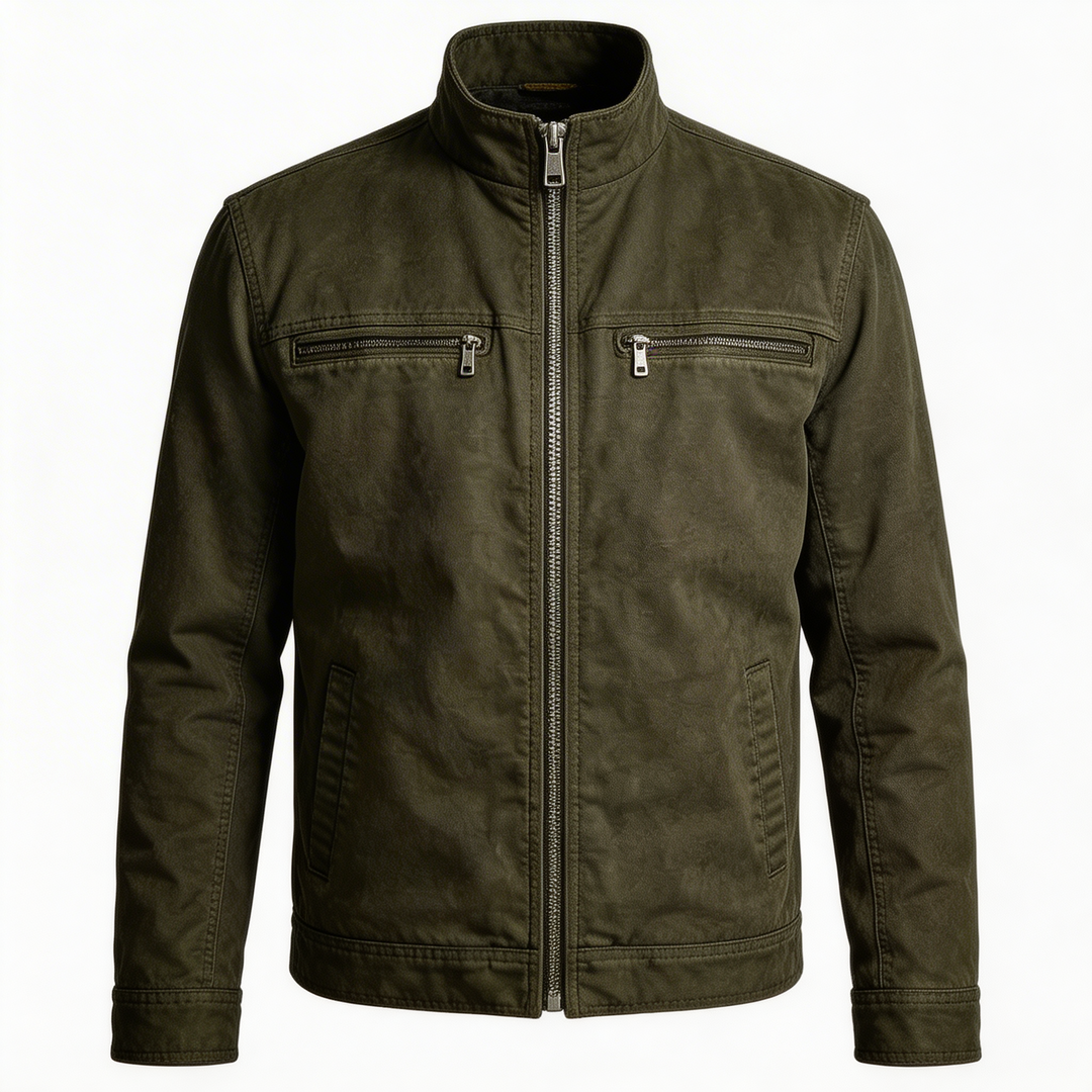 Sergio | Stijlvolle Vintage Katoenen Jas