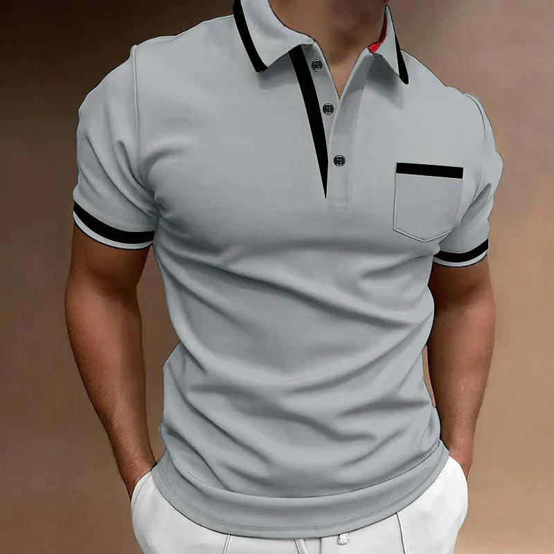 Marco - Stijlvolle Polo Korte Mouw Slim Fit Heren