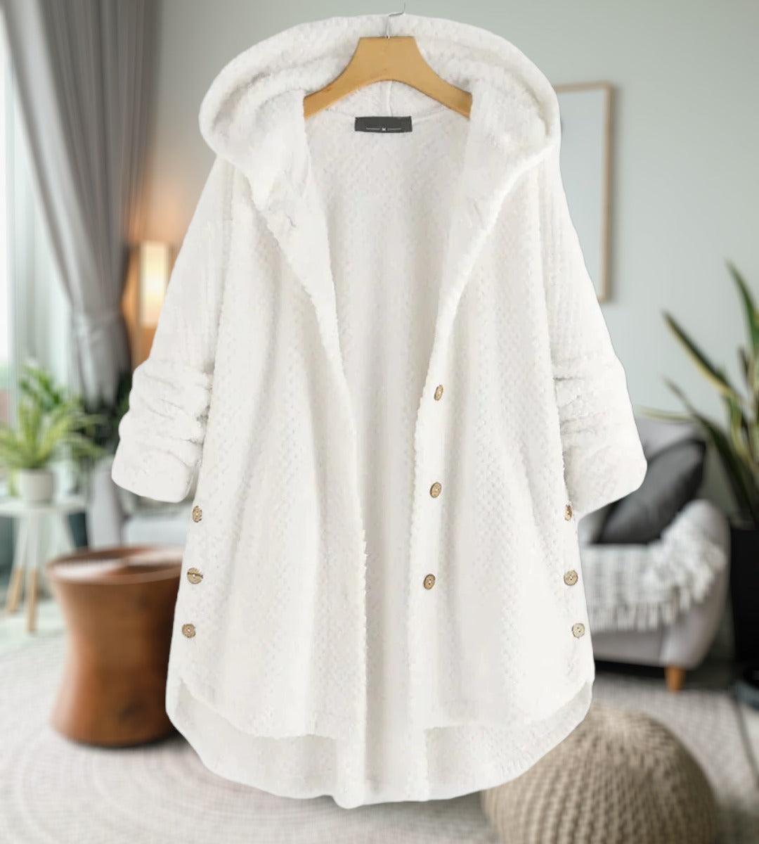 Denise - Comfortabele Oversized Teddy Winterjas