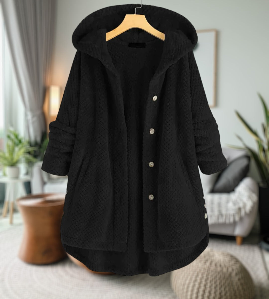 Denise - Comfortabele Oversized Teddy Winterjas