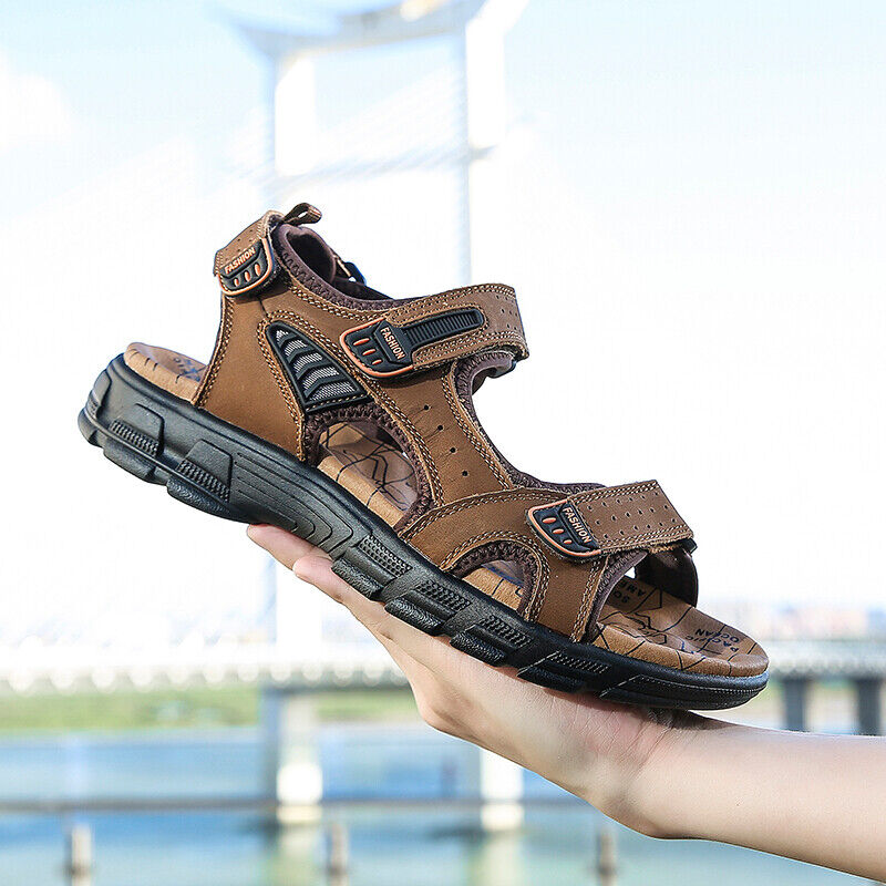 Rafael - Comfortabele Leren Sandalen Heren