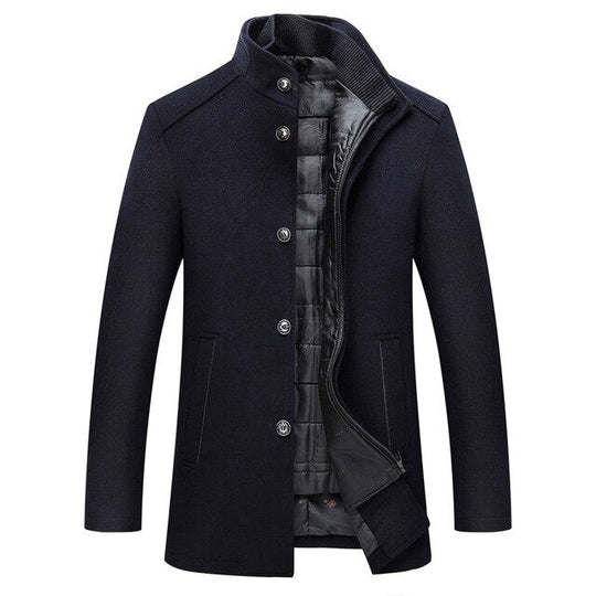 Julian | Elegante Wollen Lange Jas