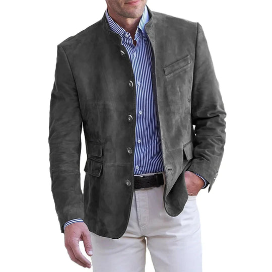 Raffaele | Verfijnde Zachte Suède Blazer