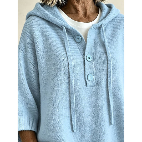 Catherine - Stijlvolle Oversized Gebreide Hoodie