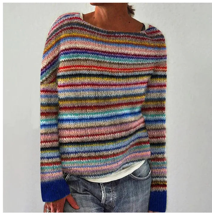 Martine - Stijlvolle Vintage Gebreide Trui