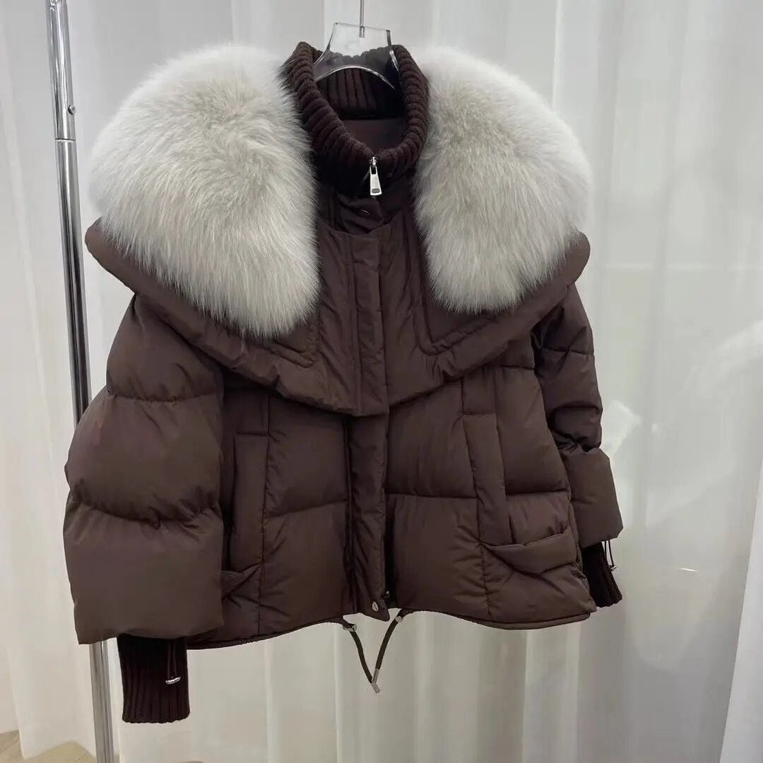 Nadine - Elegante Gewatteerde Winterjas