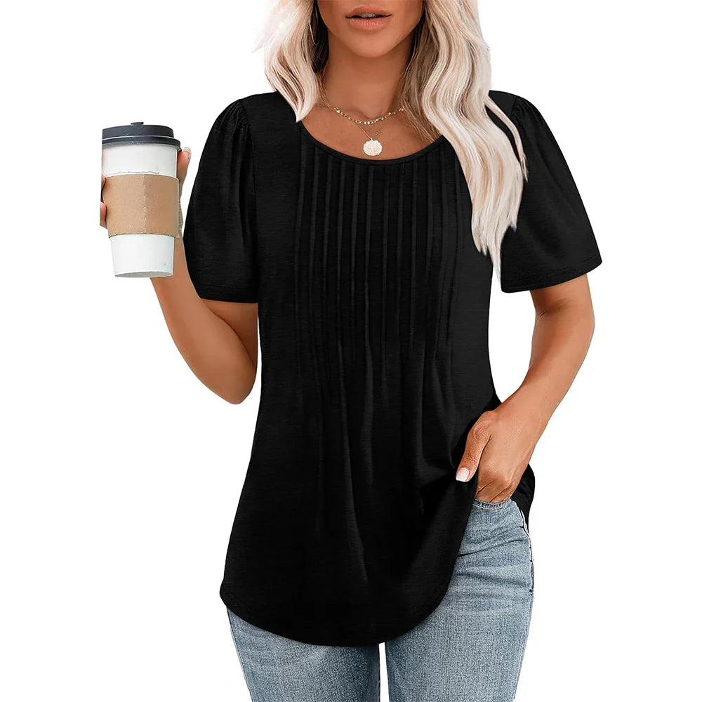 Laura - Elegante Zomer Blouse Dames