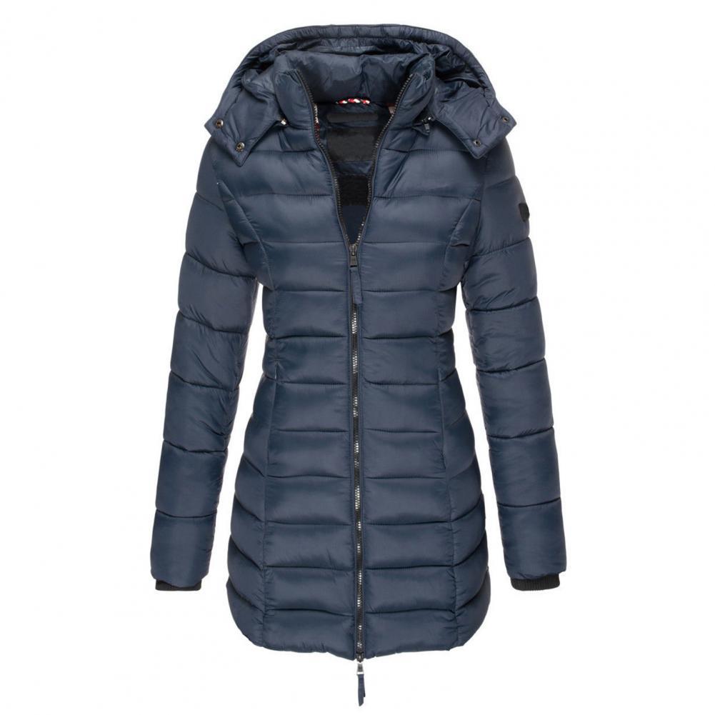 Susan - Elegante Lange Gewatteerde Winterjas