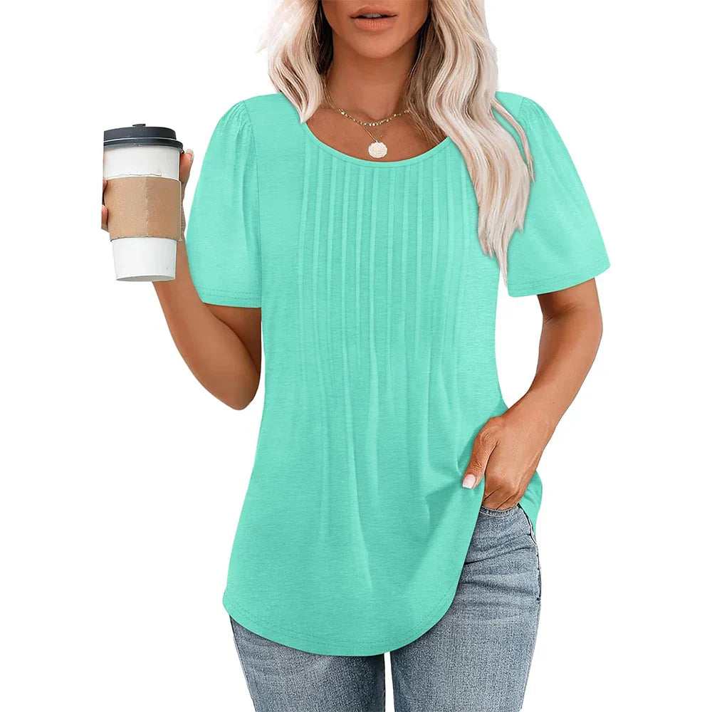 Laura - Elegante Zomer Blouse Dames