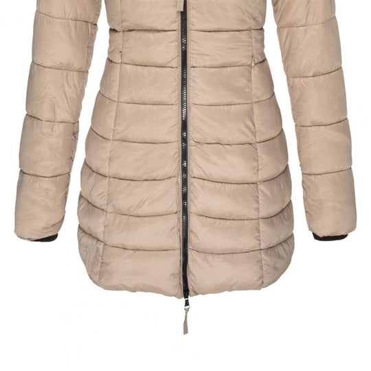 Susan - Elegante Lange Gewatteerde Winterjas