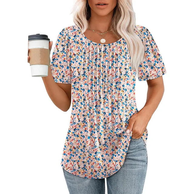 Laura - Elegante Zomer Blouse Dames