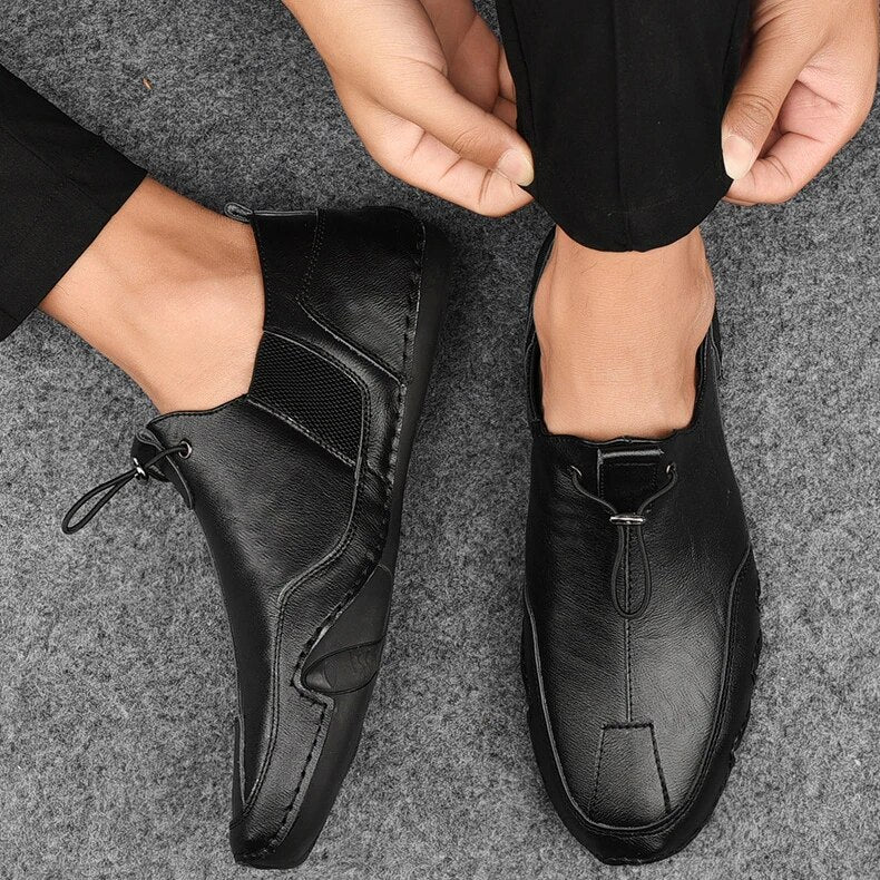 Enzo - Stijlvolle Leren Loafers Heren