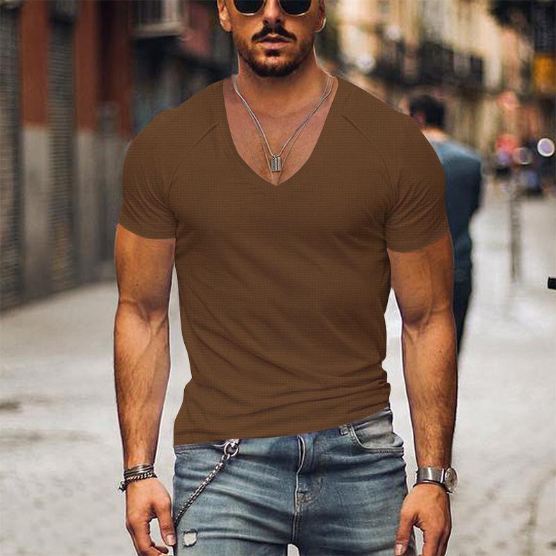 Diego - Comfortabele  V-hals T-Shirt Heren